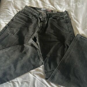 Men’s Levi’s Denizen grayish black jeans- 236 regular fit- Size 34x32